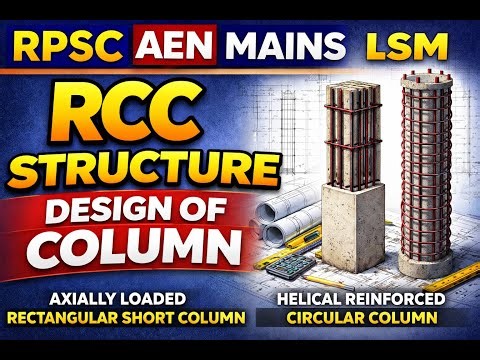 "Design of Axially Loaded Rectangular Column and Helically Reinforced Circular Column RPSC AEN MAINS