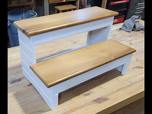 How to build a step stool