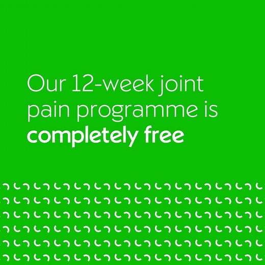 Registrations are now open for our free 12 week joint pain programme. Click ‘learn more’ below to find out where we run the programme and apply. | Nuffield Health