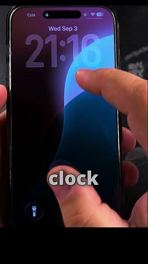 How to Make the Lock Screen Clock Bigger on iPhone Part - Full Video Linked