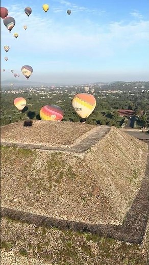 Balloon Ride over Teotihuacán 🇲🇽🎈 Floating Over Ancient Pyramids in Mexico