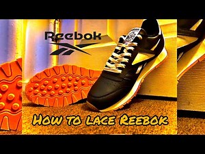 How to lace Reebok