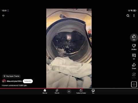 1k 999 likes washing machine hoover #washingmashinehoover #shorts
