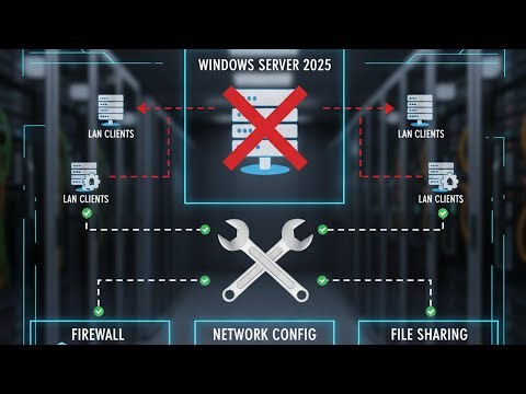 Fix Windows Server 2025 cannot access other computers in the LAN.