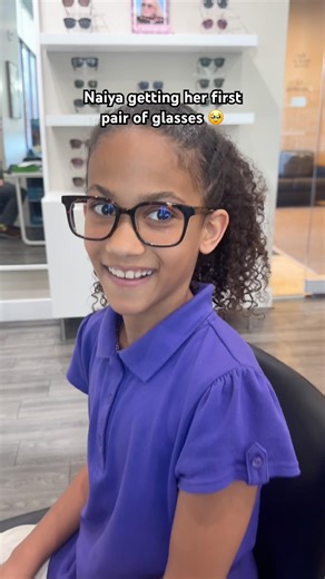 Naiya got GLASSES! 🤓🥹 she’s so CUTE!! #glasses #cute #shorts