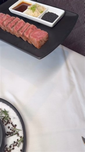 This sizzling experience is all you need 🔥 . . . Available only at select locations. | Fleming's Prime Steakhouse & Wine Bar