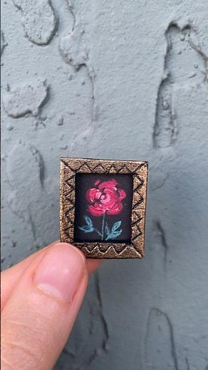 DIY Miniature Frame from Trash