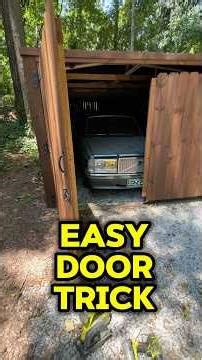 Easy outdoor gate holder opener #diy