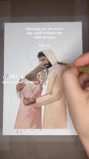 A Personal Savior Christian Art Print | Jesus Painting by Debbie Paine