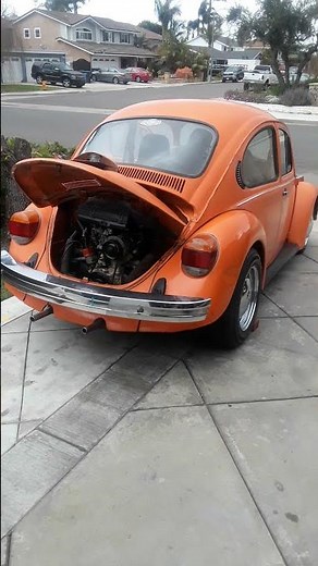 1974 bug engine starting & running