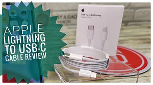 Watch Review Apple Lightning to USB-C Cable on Amazon Live