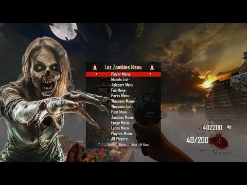 BLACK OPS 2 LOZ ZOMBIE MOD MENU GSCR CFW