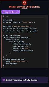 Deploying a MLflow Model to a Real-Time Serving Endpoint