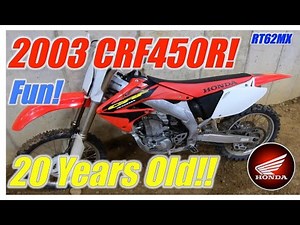 2003 Honda CRF450R First Ride!