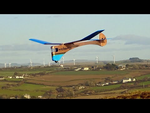 Velsipo Vintage Glider. Maiden Flight.