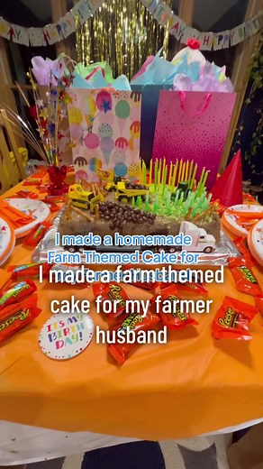 Farm Themed Cake for Farmer Husband