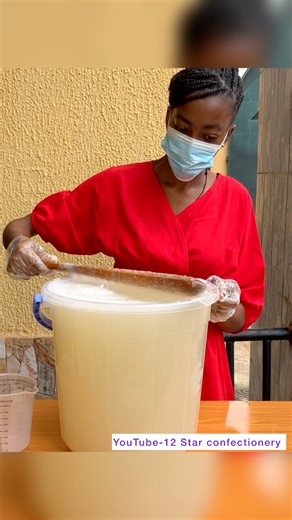 Liquid Soap Production. Full video on my YouTube channel @ 12 star confectionery | 12StarConfectionery