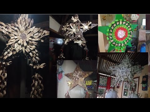 Mga Parol Na Gawa Sa Recycled Materials At Indigenous Materials || Ibat Ibang Desinyo Ng PAROL 2022