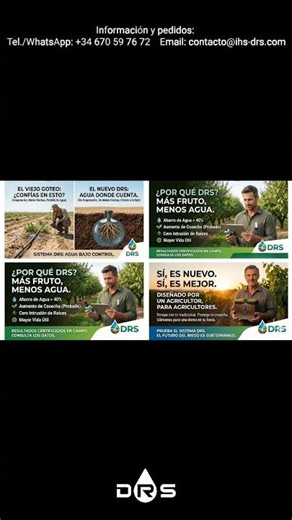 ¡¡Con el #DRS todo son ventajas!! 👍🏻 ¡¡Cada gota cuenta!!💧