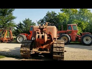 Allis Chalmers HD20 fired up again. July 28, 2021