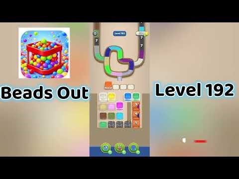 🎮 Beads Out Level 192 Walkthrough 🧩 | Tricky Bead Puzzle Solution | Mini Boss