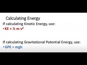 Energy and Calculations (Part 1)