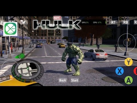 The Incredible Hulk Gameplay (HD) aX360e Emulator Android