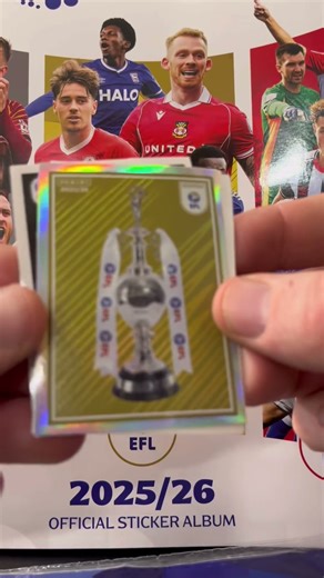 I open a pack of @paniniukltd9461 EFL stickers #footballshorts #efl #englishfootballleague #stickers
