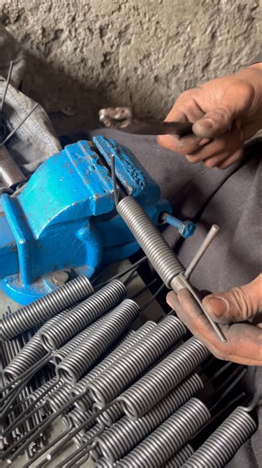 How spring wire straight with hand tool | just skill #shorts