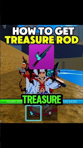How To Get Treasure Rod In Blox Fruits! #roblox #bloxfruits #shorts