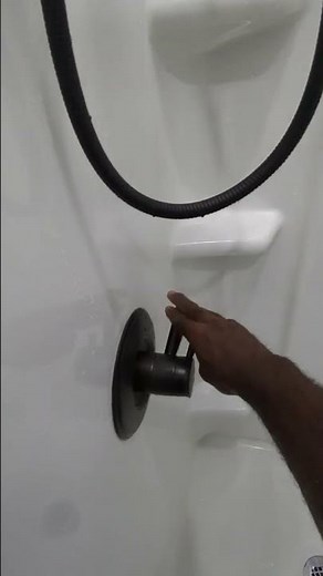 Pivot Shower Door Is Installed