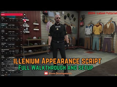 QBCore Clothing Script | Illenium Appearance Script | Installation and Showcase | FiveM Script 2024