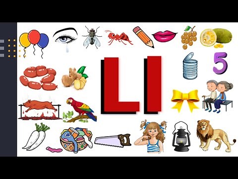 LETRANG L - MGA SALITANG NAGSISIMULA SA LETRANG L / TUNOG NG ALPABETONG FILIPINO