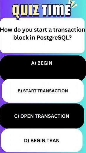 PostgreSQL Tutorials and Interview Questions
