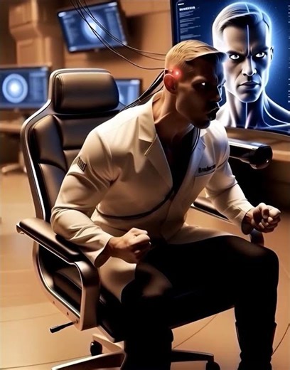 Cubic343: Vlad- Vlad clones his SuperAI Zmey Vlad after himself in Alexander’s lab #movie #dystopian