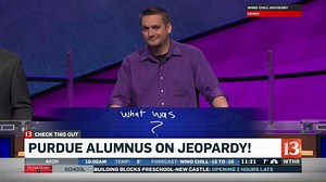 Purdue alum competes on Jeopardy! Monday night