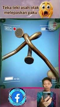 IQ Test Puzzle: Solve the Nail Disentanglement Challenge
