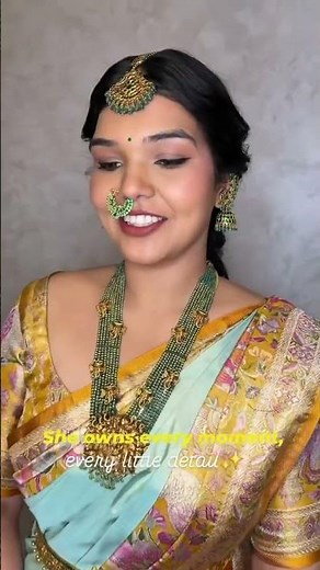 Telugu Bride Pooja’s Elegant Bridal Makeover ✨