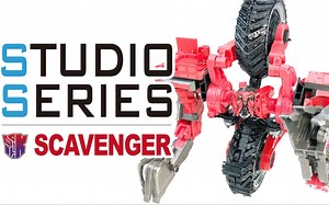 Studio Series 55 SCAVENGER 电影工作室 清道夫/挖土机【KL变形金刚玩具分享505】