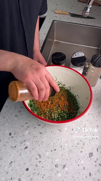 Delicious Koko Sabzi Recipe with Fresh Herbs and Walnuts