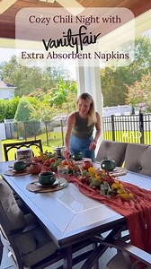 Vanity Fair® Extra Absorbent Napkins deliver the powerful absorbency you need for those extra messy meals… especially for chili nights 🍲 | Vanity Fair Napkins