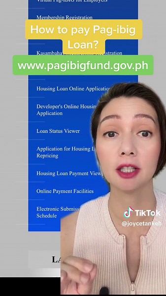 How to pay for Pag-ibig loan #fyp #pagibig #pagibigloan #personalfinance #edutok #eduwow #fintok