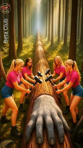 rescue orangutan from giant log #animals #funny #shorts