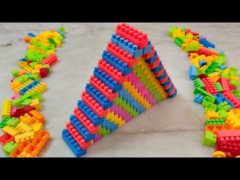 Satisfying DIY Stair ASMR/Building Blocks/block game/lego building blocks#asmr#buildingblocks#lego
