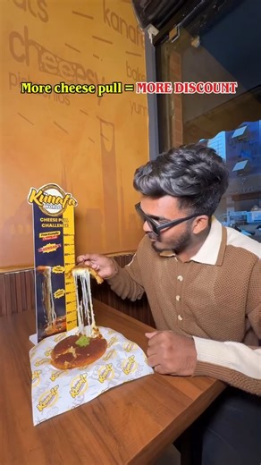 Kunafa World Hyderabad on Instagram: "Perfect for forwarding to friends to get them to come with you. Who’s up for a challenge? 🧀🔥 Kunafa World Hyderabad just launched their Cheese Pull Challenge! If we hit the 100% mark, the Kunafa is FREE. 🍯 It’s only ₹300 to enter. I’m betting I can get a longer pull than you! 😂 🤝 Let’s go this weekend? 🏃‍♂️💨 👇Contact us for pre booking and Order : 9100774255 Find our store at ⬅️ .📍 Visit Store Kunafa World, Hyderabad (Tolichowki) 📱 Order Online Swi