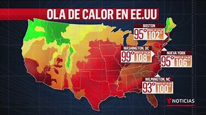 128K views · 1.4K reactions | ☀️ 150 millones en alerta por altas temperaturas que se mezclan con una intensa humedad en EE.UU. Se reportan al menos 3 muertos. | Noticias Telemundo | Facebook