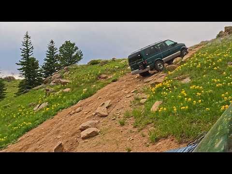 GMC Safari/ Chevy Astro Van OFF-ROAD TESTING Pt1, Devils Canyon Colorado 4x4 trail