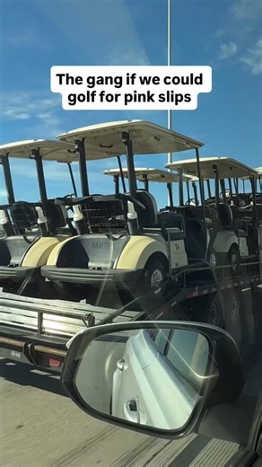 Nice course… we’ll play ya for it! 🚗⛳️ #backswing #golf #golfcart #golfcourse #golf #golftok #golfers #golfhumor #golfmeme #golfing #teetime | Backswing Golf