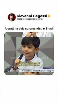 ORADOR MIRIM de 6 Anos que CHOCOU o BRASIL com o seu Vocabulário TÉCNICO!