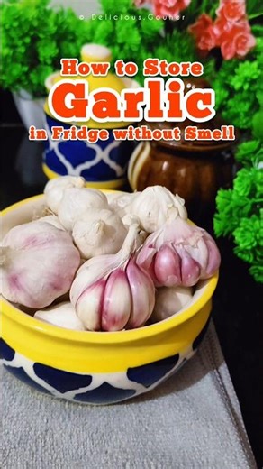 How Store Garlic in Fridge without Smell? |How to store garlic for months |Garlic storage ideas